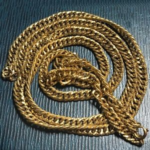 36 INCH LONG GOLD TONE CHAIN